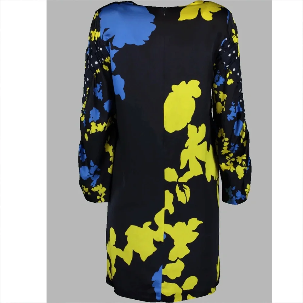 TANYA TAYLOR Camo Print Satin Florence Dress - Picture 2 of 14